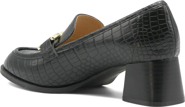 Adrienne Vittadini Sabre Faux Croco Print Loafer - Image 2