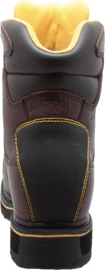 AdTec Men's 6" Steel Toe Waterproof Work Boot Dark Brown - Image 4