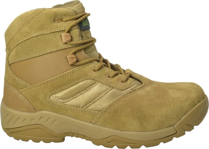 AdTec Men's 6" Suede Leather Side Zipper Tactical Boot - Image 2