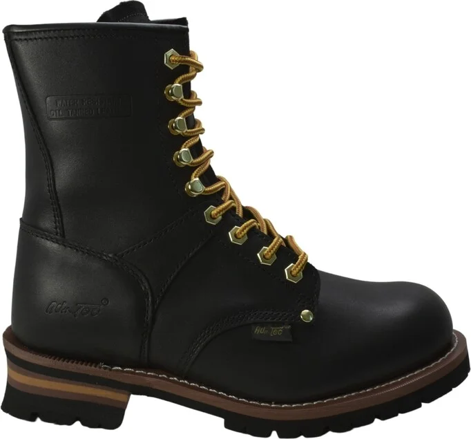 AdTec Men's 9" Logger Black - Image 5