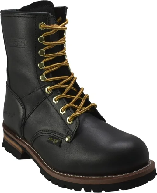 AdTec Men's 9" Logger Black