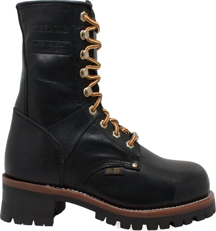 AdTec Men's 9" Steel Toe Logger - Image 2