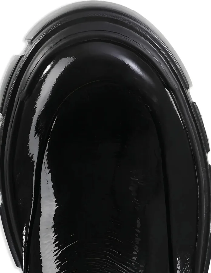 Adventure chunky-sole patent ankle boots - Image 4