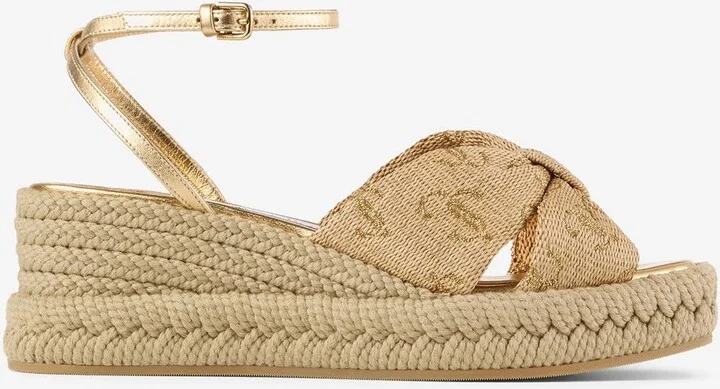 Aella 60 Logo Wedge Sandals