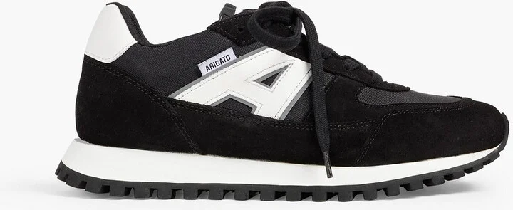 Aeon Runner mesh, leather and suede sneakers