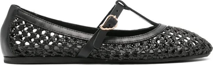 Aerati raffia ballerinas