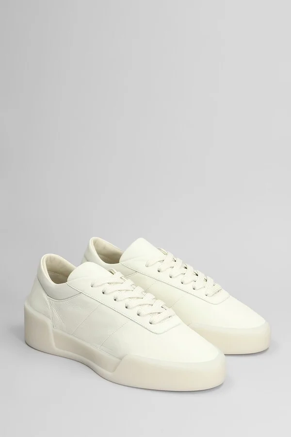 Aerobic Low Sneakers In Beige Suede - Image 2