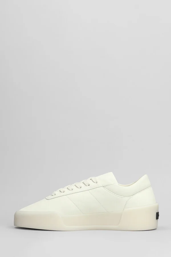 Aerobic Low Sneakers In Beige Suede - Image 3