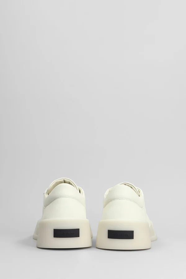 Aerobic Low Sneakers In Beige Suede - Image 4