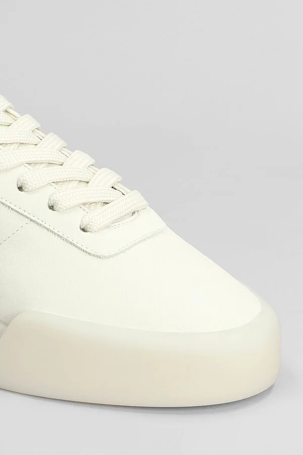 Aerobic Low Sneakers In Beige Suede - Image 5