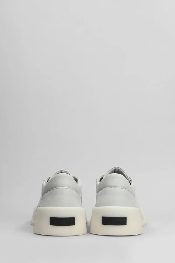 Aerobic Low Sneakers In Grey Suede - Image 4