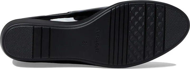 Aerosoles Allowance Women's Wedge Shoes Black Patent : 6 B - Medium, Leather - Image 3