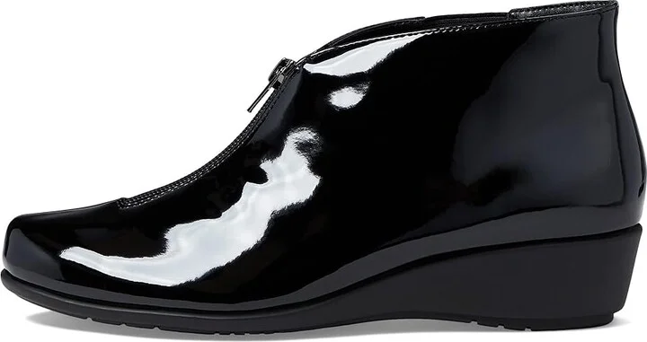 Aerosoles Allowance Women's Wedge Shoes Black Patent : 6 B - Medium, Leather - Image 6