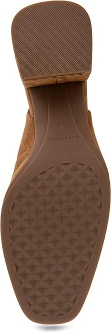Aerosoles Altona High Women's Heels Tobacco Suede : 5 B - Medium, Leather/Rubber - Image 3
