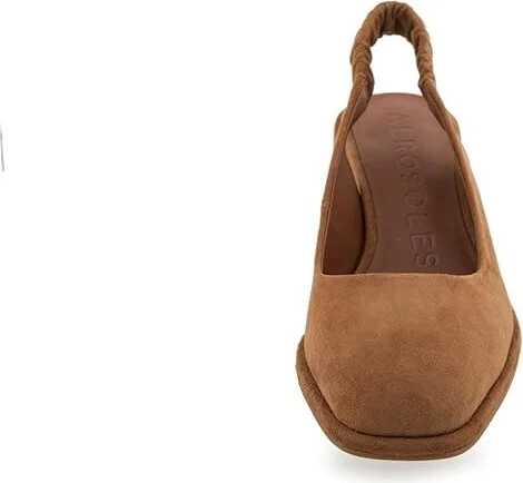 Aerosoles Altona High Women's Heels Tobacco Suede : 5 B - Medium, Leather/Rubber - Image 5