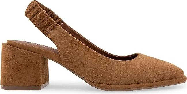 Aerosoles Altona High Women's Heels Tobacco Suede : 5 B - Medium, Leather/Rubber - Image 6