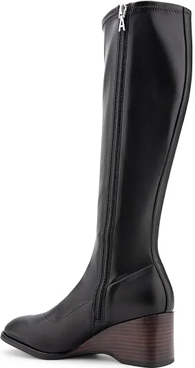 Aerosoles Angela Women's Boots Eggnog Stretch Faux Leather : 10 B - Medium - Image 8