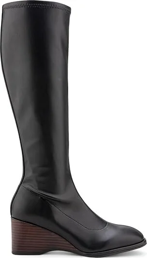Aerosoles Angela Women's Boots Eggnog Stretch Faux Leather : 10 B - Medium - Image 9