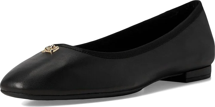 Aerosoles Arena Women's Flat Shoes Black Leather : 6.5 B - Medium - Image 5
