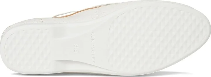 Aerosoles Barita Women's Dress Flat Shoes Navy Leather (white Outsole) : 9 B - Medium - Image 9