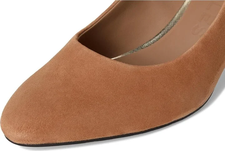 Aerosoles Betsy High Women's Heels Tan Suede : 9 B - Medium, Leather - Image 7