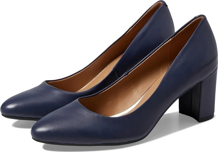 Navy Leather