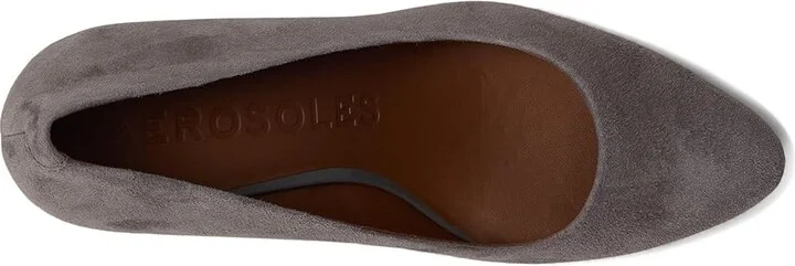Aerosoles Betsy High Women's Heels Thunder Grey Suede : 11 D - Wide, Leather - Image 2