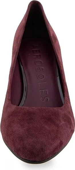 Aerosoles Betsy High Women's Heels Thunder Grey Suede : 11 D - Wide, Leather - Image 10