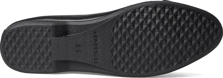Aerosoles Bia Women's Flat Shoes Black Leather : 7.5 M - Image 3