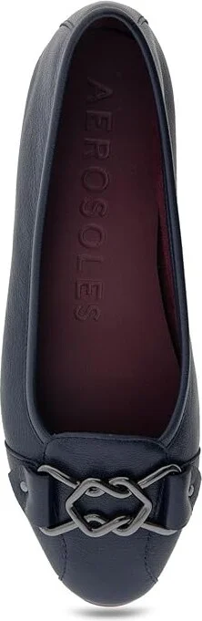 Aerosoles Bia Women's Flat Shoes Black Leather : 7.5 M - Image 8
