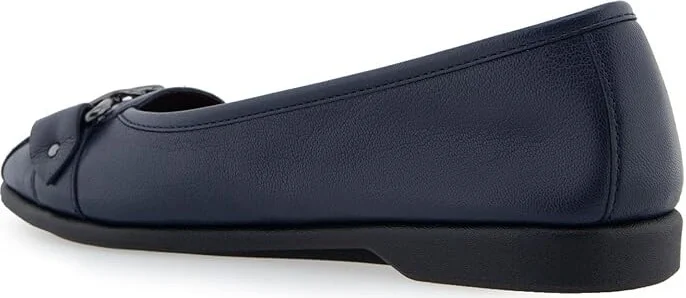 Aerosoles Bia Women's Flat Shoes Black Leather : 7.5 M - Image 10