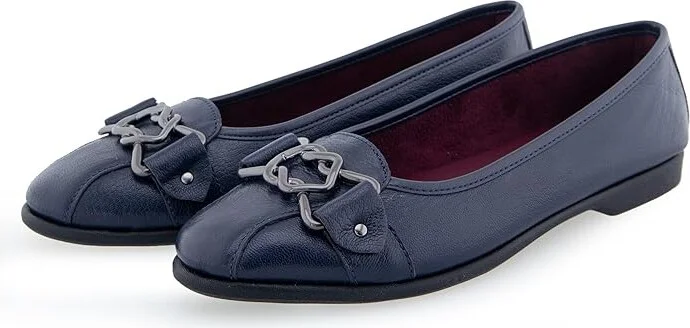 Navy Leather