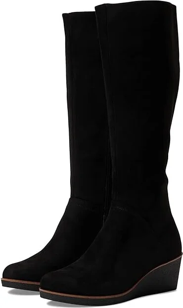Aerosoles Binocular Women's Boots Black Faux Suede : 7 B - Medium, Synthetic