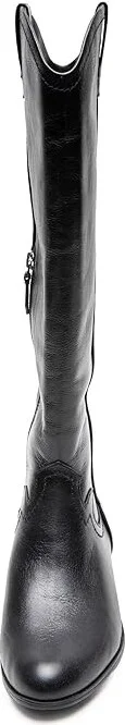 Aerosoles Cadence Women's Boots Black Burnished Leather : 7 B - Medium - Image 2