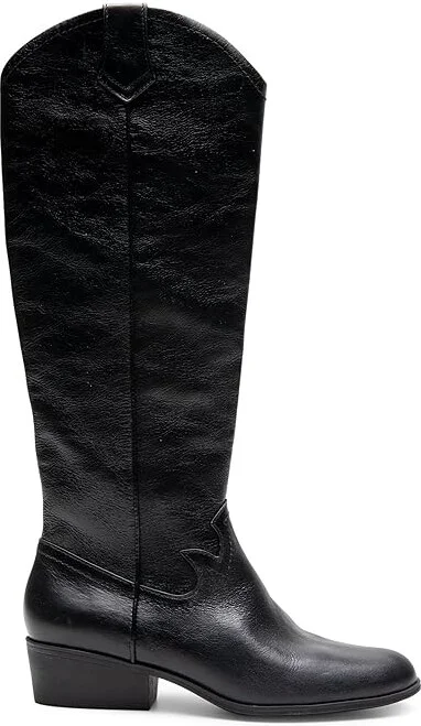 Aerosoles Cadence Women's Boots Black Burnished Leather : 7 B - Medium - Image 6