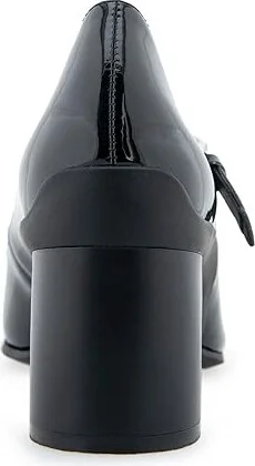 Aerosoles Cali High Women's Heels Black Patent Faux Leather : 6 D - Wide - Image 3