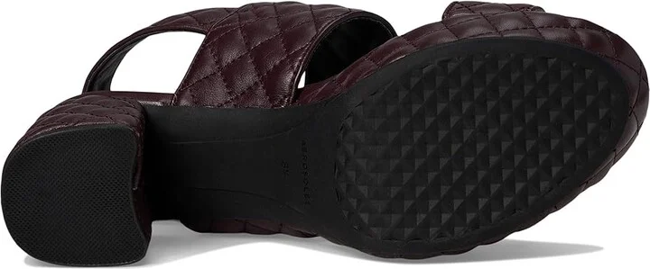Aerosoles Camera Qui Women's Sandals Black Quilted Leather : 6 B - Medium, Leather/Rubber - Image 9