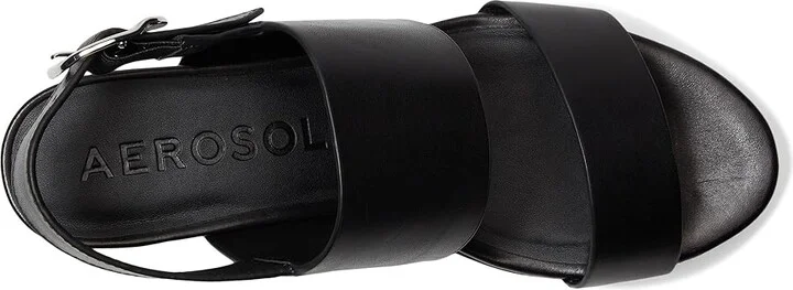Aerosoles Camera Women's Shoes Black Leather : 5 B - Medium - Image 2