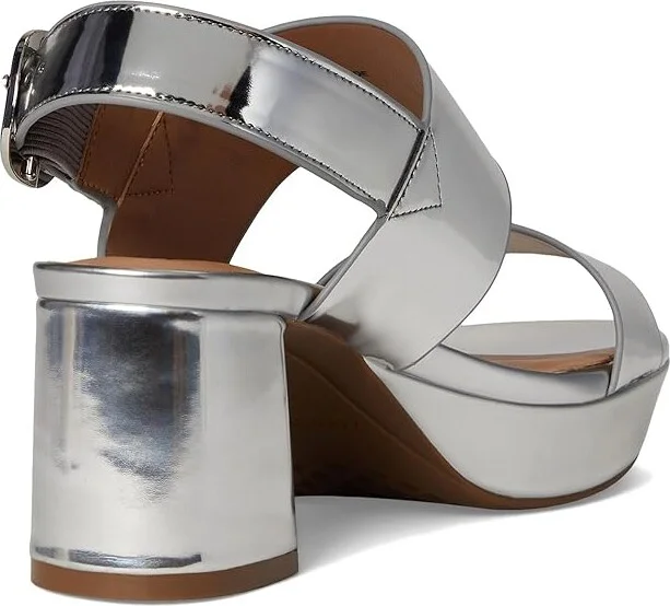 Aerosoles Camera Women's Shoes Silver Metallic : 5 B - Medium, Leather - Image 4