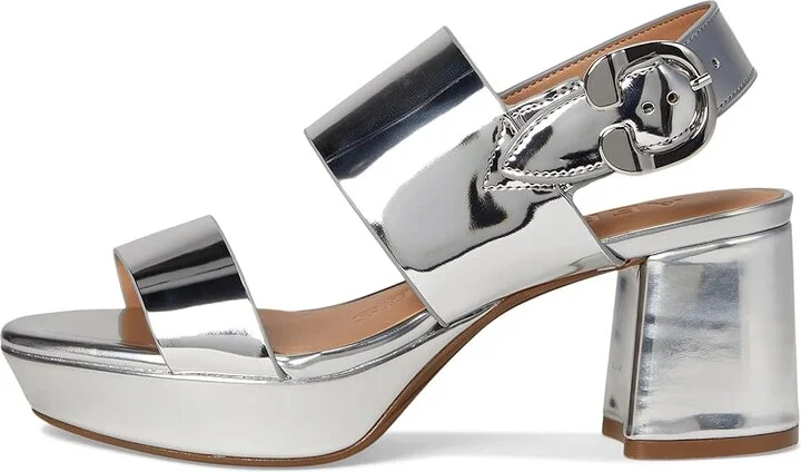 Aerosoles Camera Women's Shoes Silver Metallic : 5 B - Medium, Leather - Image 6