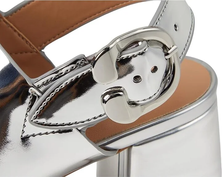 Aerosoles Camera Women's Shoes Silver Metallic : 5 B - Medium, Leather - Image 7