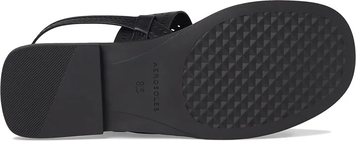 Aerosoles Carole Women's Sandals Black Perf Faux Leather : 9 M - Image 3