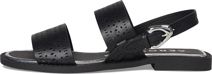 Aerosoles Carole Women's Sandals Black Perf Faux Leather : 9 M - Image 6