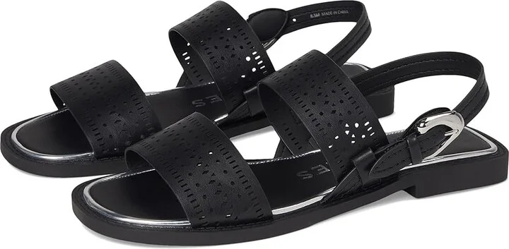 Aerosoles Carole Women's Sandals Black Perf Faux Leather : 9 M
