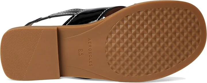 Aerosoles Cassa Women's Sandals Black Patent Faux Leather : 8.5 M - Image 3