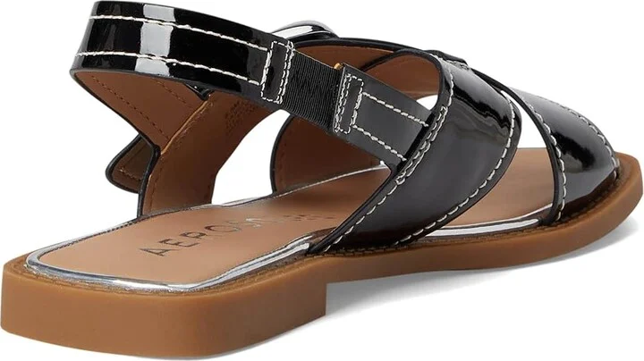 Aerosoles Cassa Women's Sandals Black Patent Faux Leather : 8.5 M - Image 4