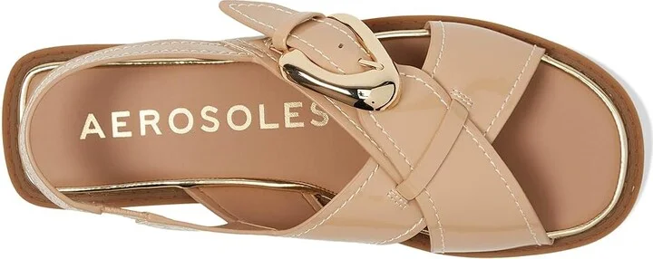 Aerosoles Cassa Women's Sandals Black Patent Faux Leather : 8.5 M - Image 8