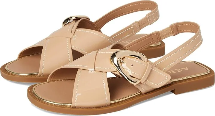 Beige Bisque Patent Faux Leather
