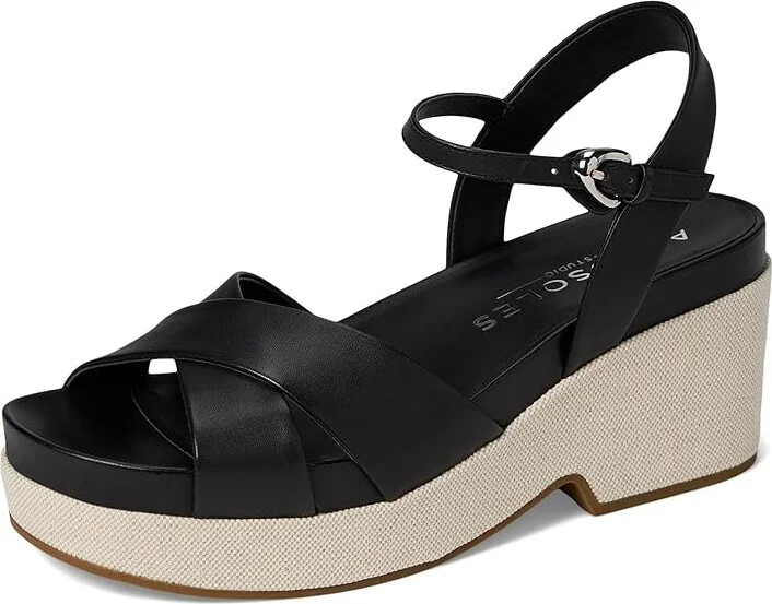 Aerosoles Chabella Women's Wedge Shoes Gold Metallic Textured Faux Leather : 6 M - Image 11