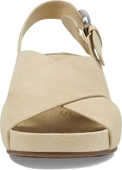 Aerosoles Chrystie Women's Sandals Pale Khaki Suede : 5.5 B - Medium, Leather - Image 2